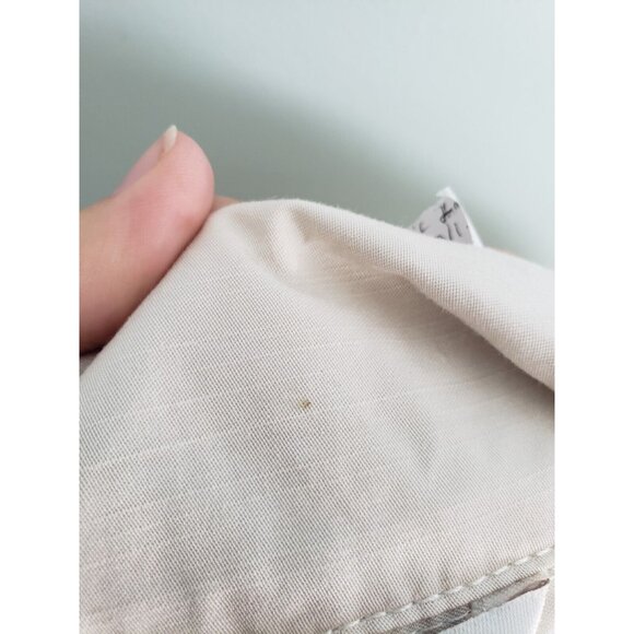 Cato Juniors M Jacket Button Up Tan Long Sleeve 100% Cotton Pocket Sportswear - Picture 9 of 9